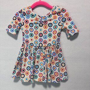 Dotdotsmile Dress Size 6/12 Months Multi Color Circles New with Tags